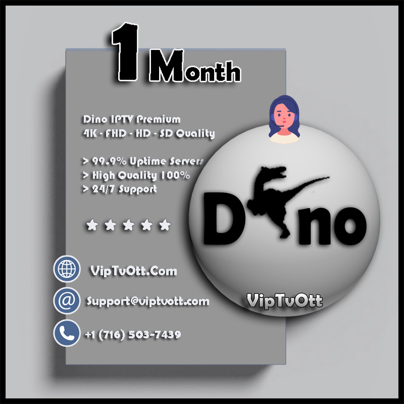 Dino IPTV 1 Month Subscription