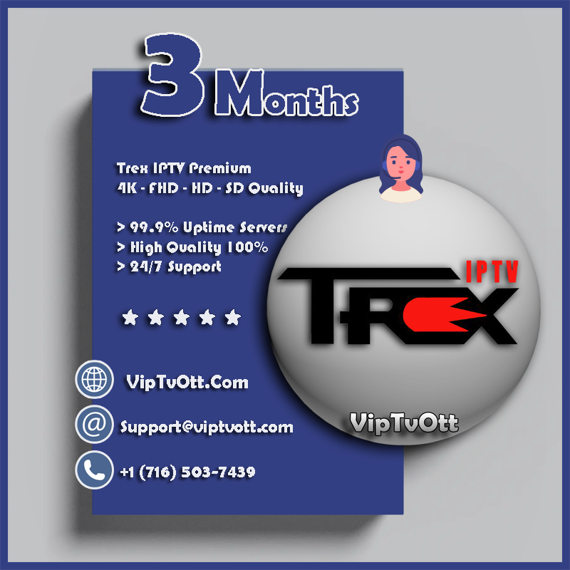 Trex IPTV 3 Months Subscription