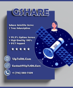 Gshare Satellite Server 1 Year Subscription