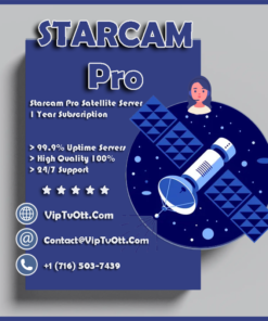 Starcam Pro Satellite Server 1 Year Subscription