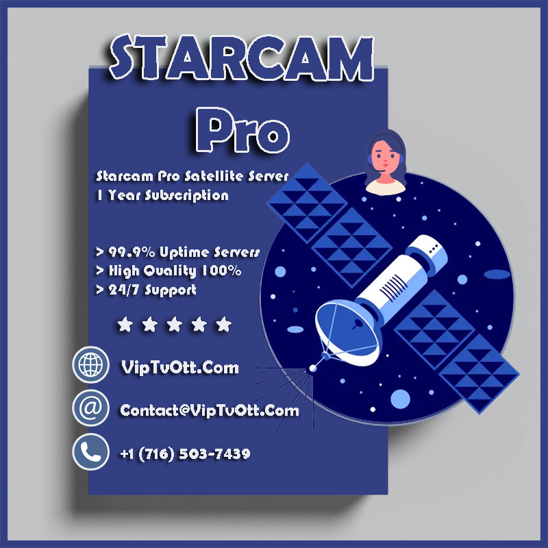 Starcam Pro Satellite Server 1 Year Subscription