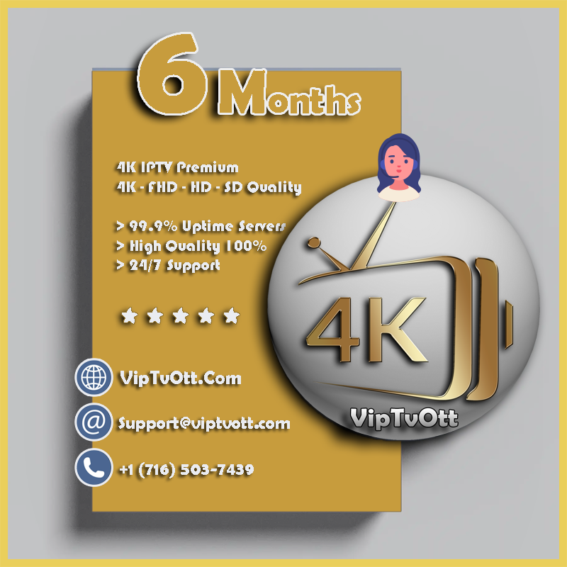 Strong 4K IPTV 6 Months Subscription