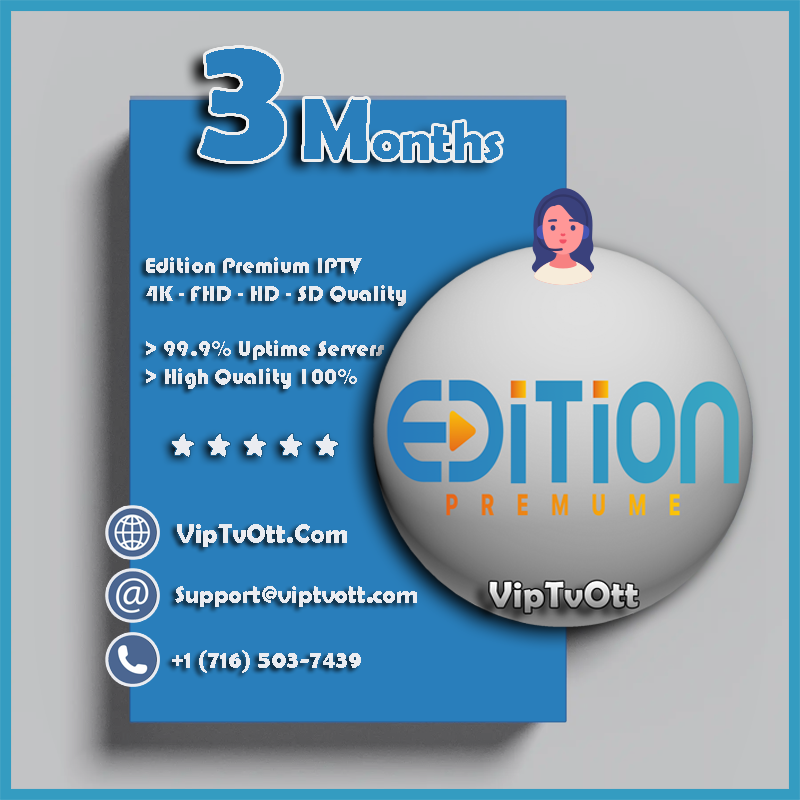 3 Months Edition Premium IPTV - IPTv Subscription